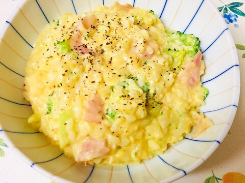 余った生クリーム消費に♪チーズリゾット